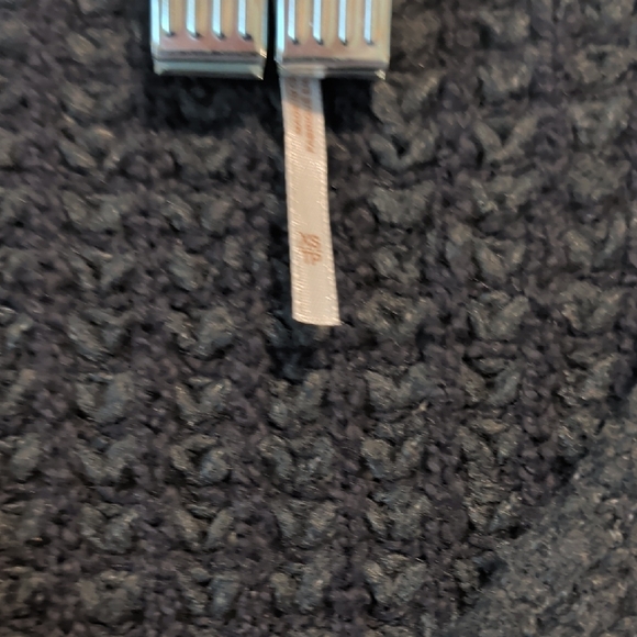 Free People Cozy Black Button-Up Sweater - Picture 2 of 6